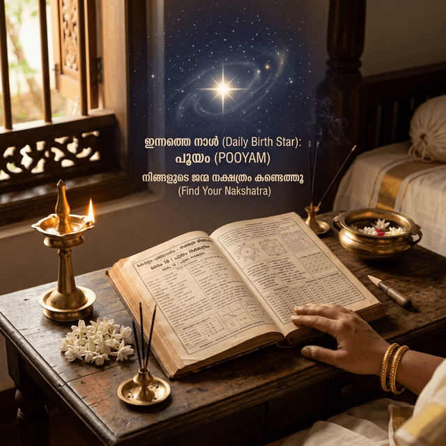 How to Find Today's Birth Star (Nakshatra) in Kerala