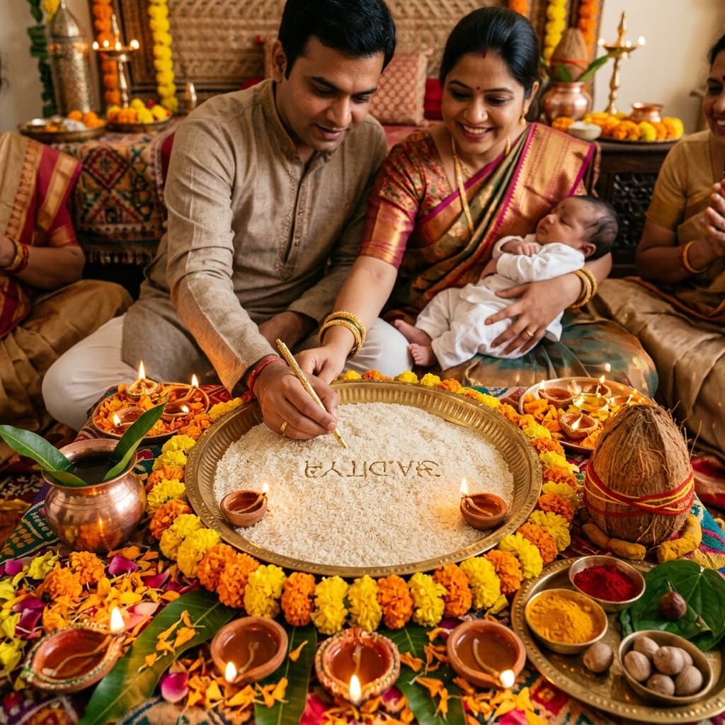 The Namakarana Ceremony: The Ancient Hindu Ritual of Naming Your Baby